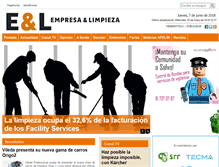 Tablet Screenshot of empresaylimpieza.com